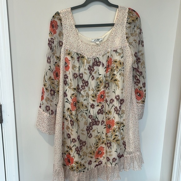 Jovovich Hawk Floral Boho Dress Size M - Picture 2 of 5
